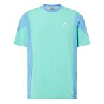 Head Slice T-Shirt Turquoise / Airforce Blue